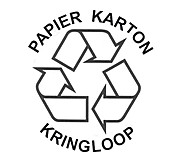Recycling papier logo