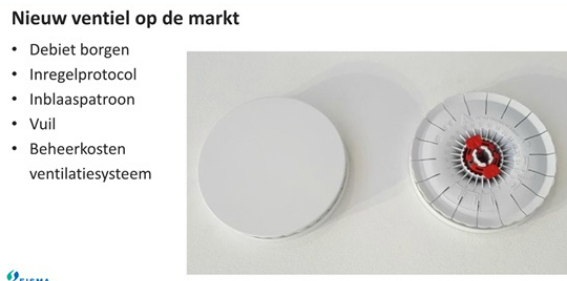 nieuw ventiel